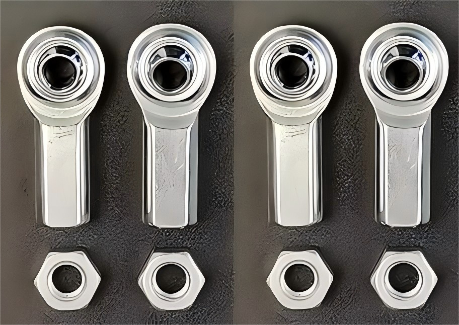 4PCS RH 1/4 CFR-4 Heim Joint - Rod Ends- 1/4-28 Femal RH Thread W/Jam Nut