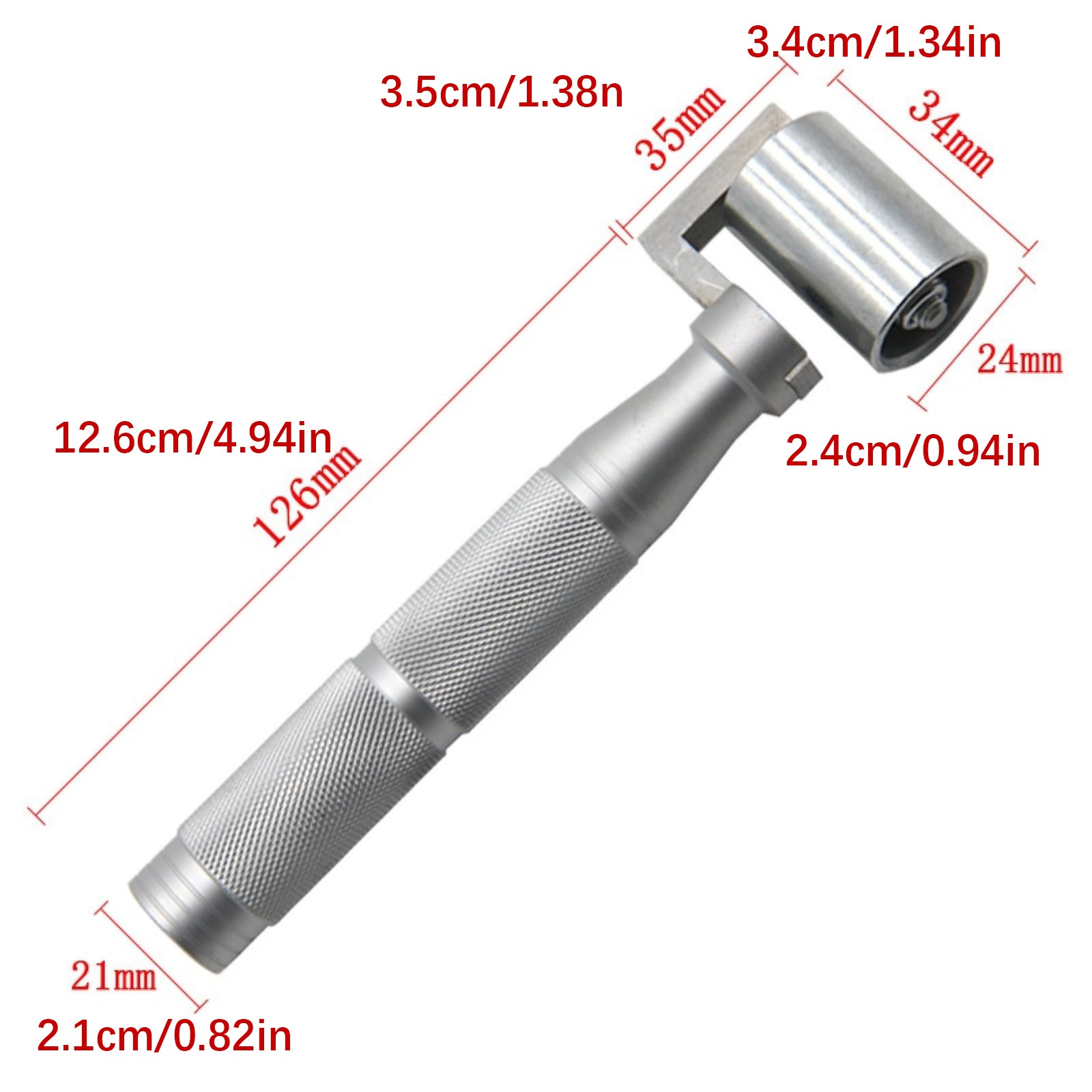 Aluminum Alloy Seam Pressure Roller For Wallpaper Construction Decoration Tool
