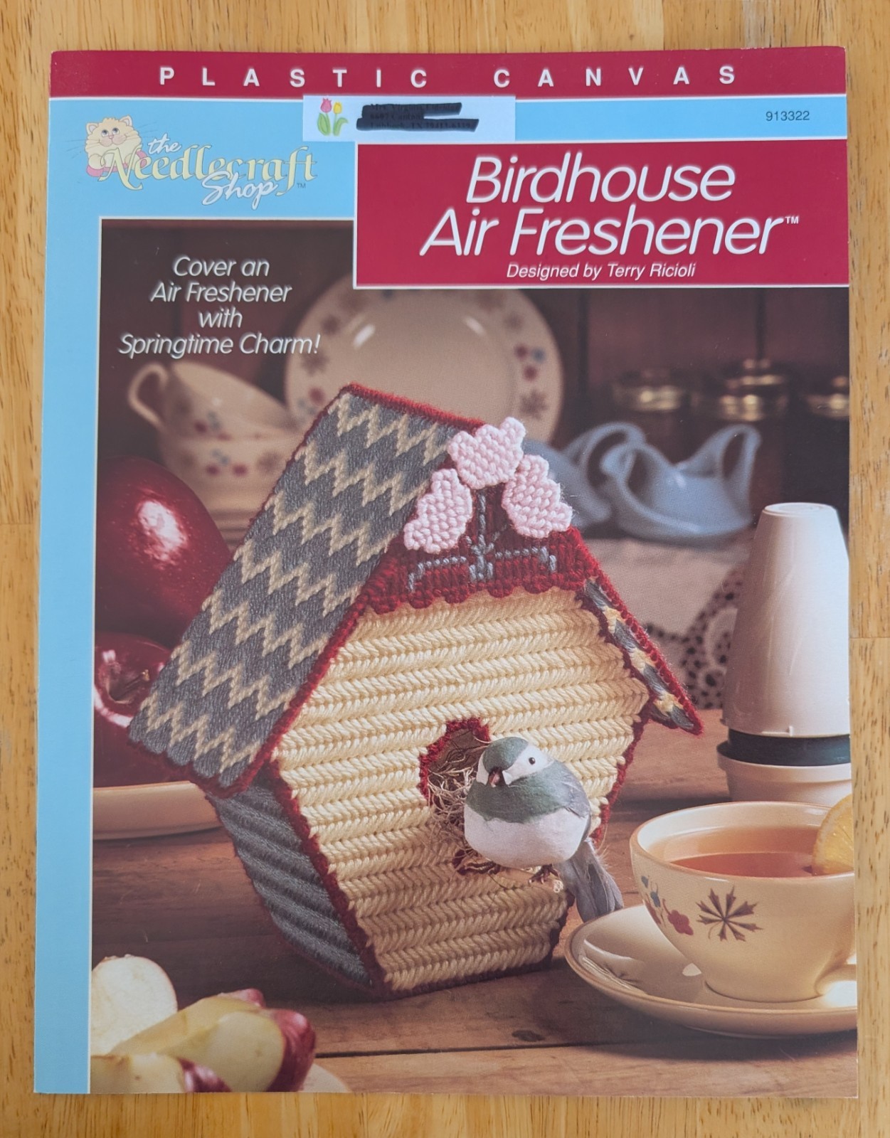 Needlecraft Shop Plastic Canvas Birdhouse Air Freshener Pattern Booklet