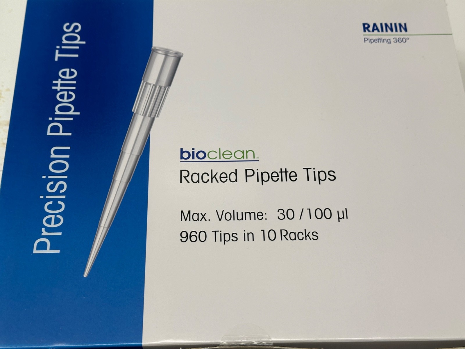 Rainin BioClean RT-20F 30µL Filter Pipette Tips 960 Tips Open Box Sealed Racks