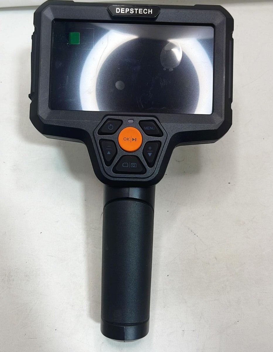 DEPSTECH 5" IPS Display Endoscope Dual Lens Inspection Camera with Light - No...
