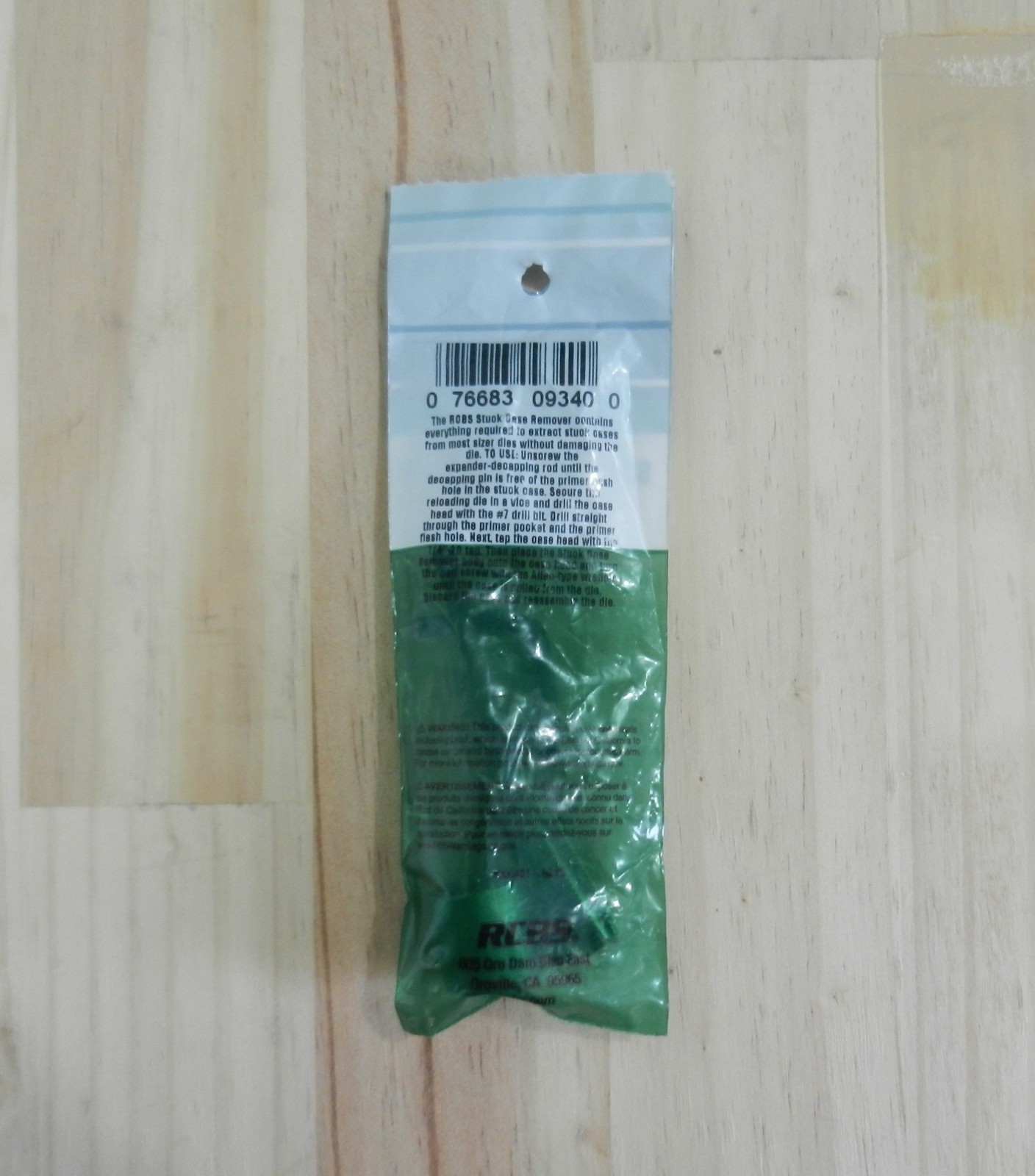 RCBS Reloading; Stuck Case Remover; 09340