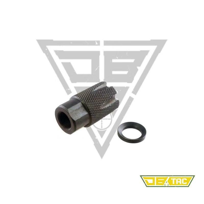 Low Concussion 5/8''x24 TPI Thread Competition Muzzle Brake For 9mm