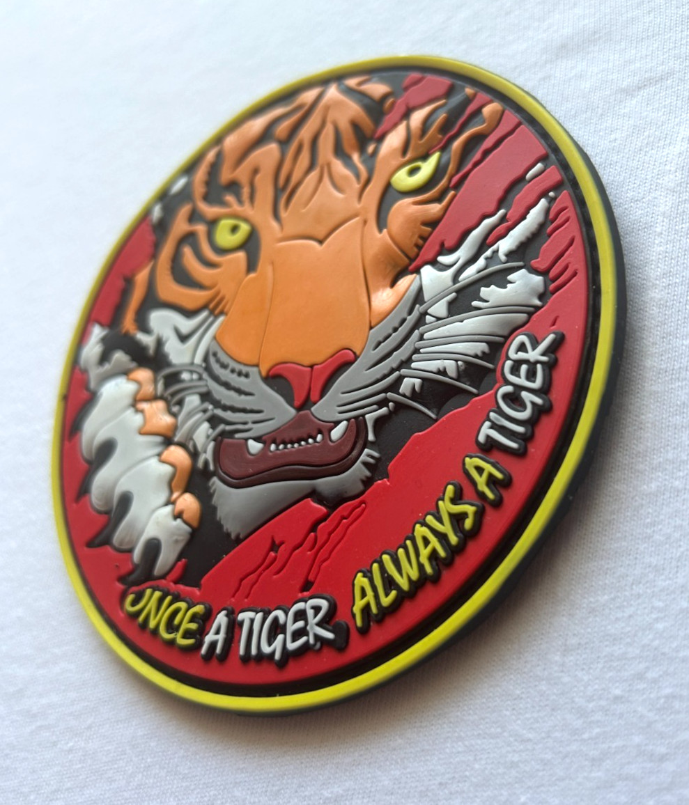 ONCE A TIGER ALWAYS A TIGER - NATO TIGER MEET *SPECIAL* -HIGH QUALITY PVC PATCH