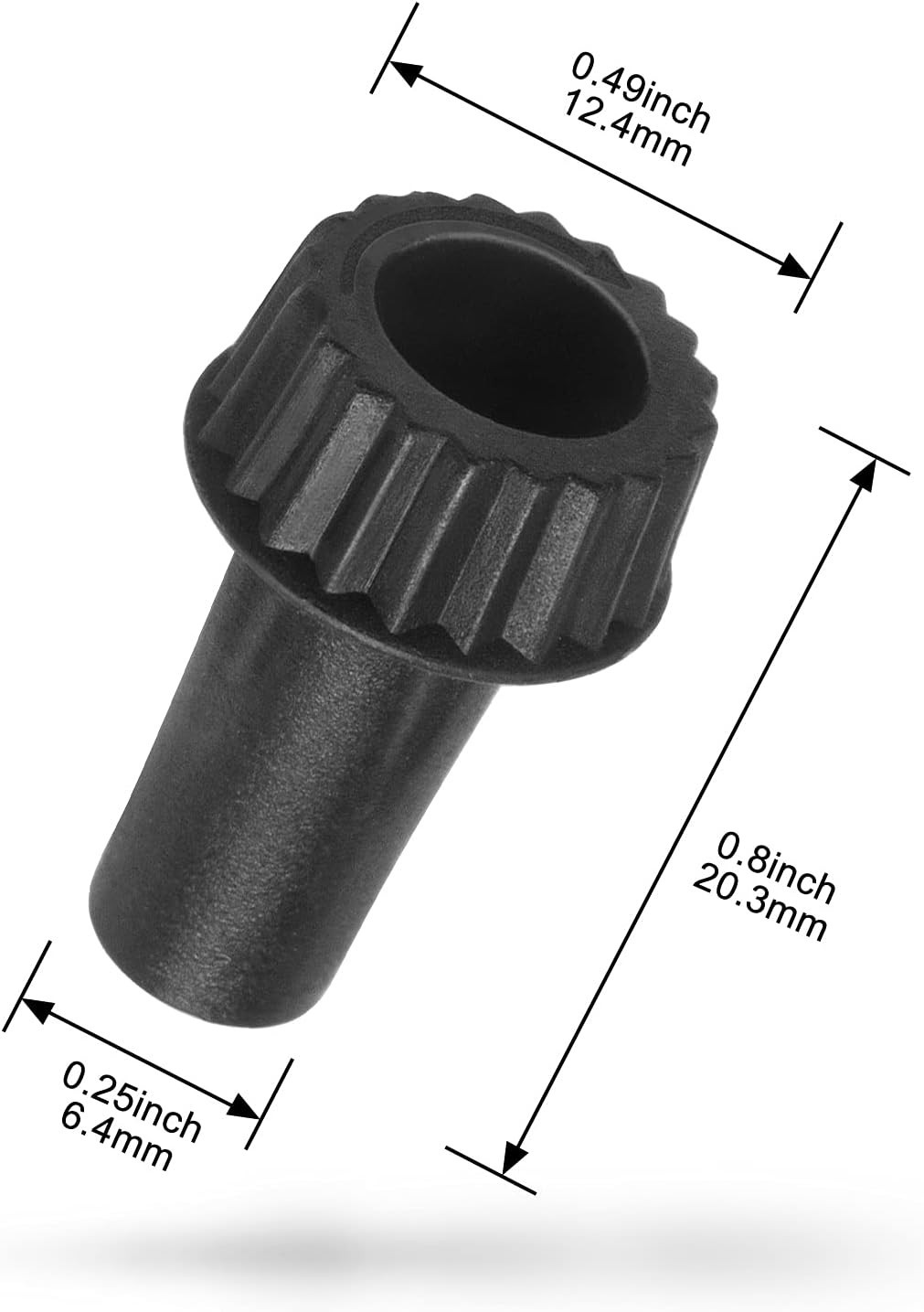 Light Lamp Turn On/Off Switch Knobs Replacement, Black, Standard Size, for Ta...