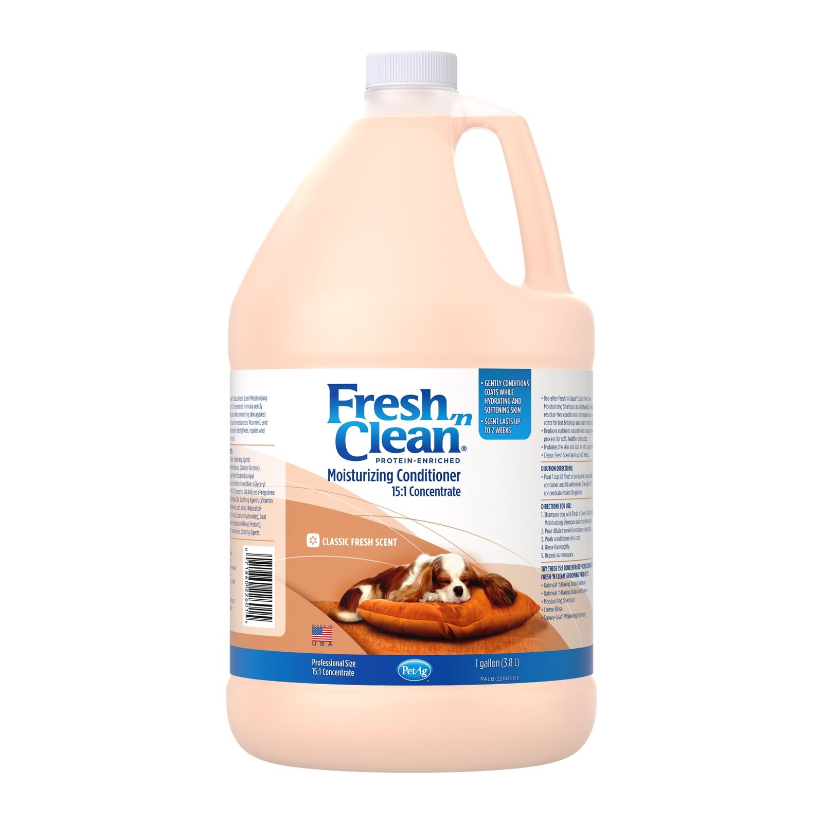 Gallon PetAg Fresh n Clean Conditioner Classic Scent Concentrate Moisturizes