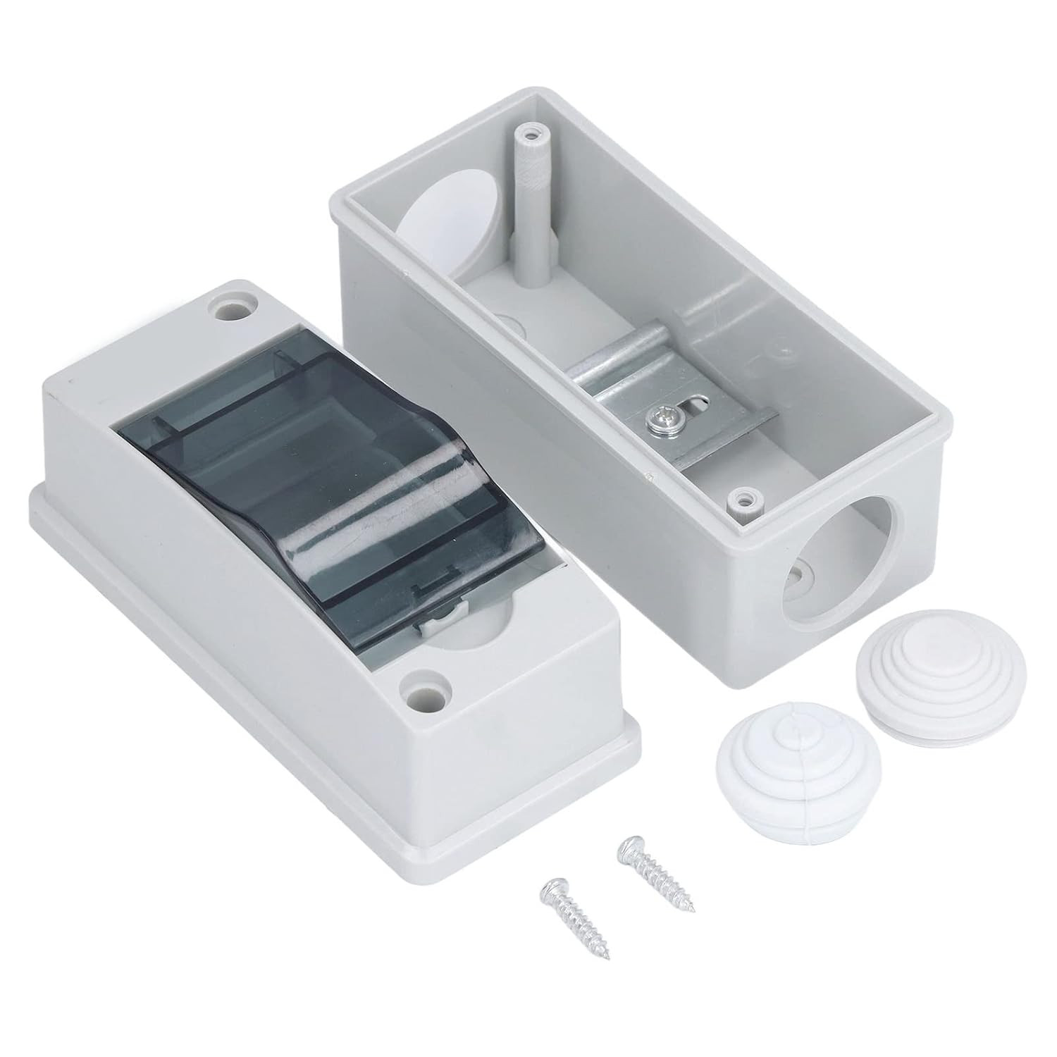 2 Way Breaker Box, Din Rail Box MCB Distribution Protection Box IP65 Waterproof