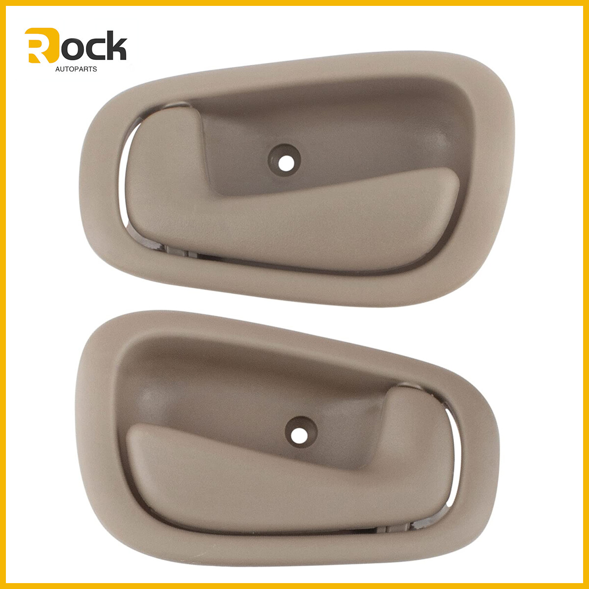 2x Beige Inside Inner Interior Door Handle For 98-02 Toyota Corolla /Chevy Prizm