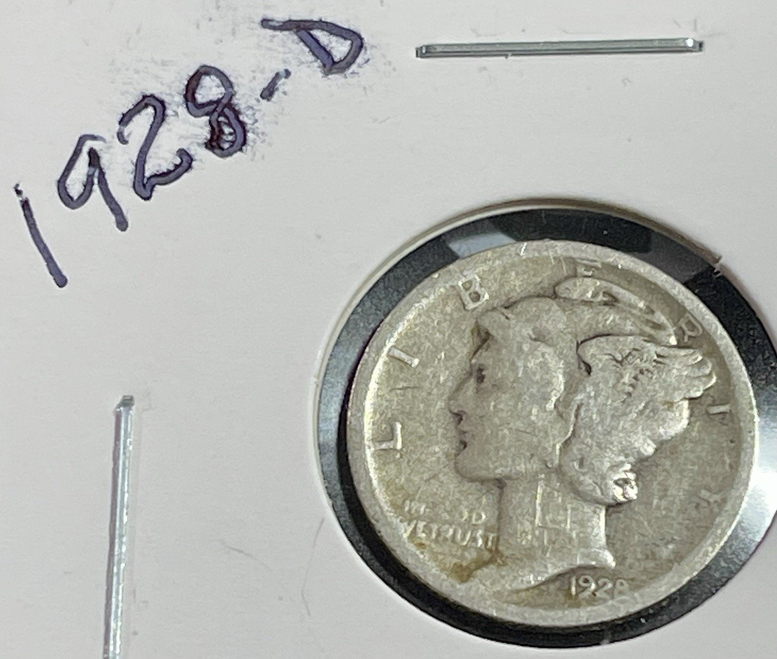 1942-D 10C Mercury Dime. 90% Silver.   #1969￼