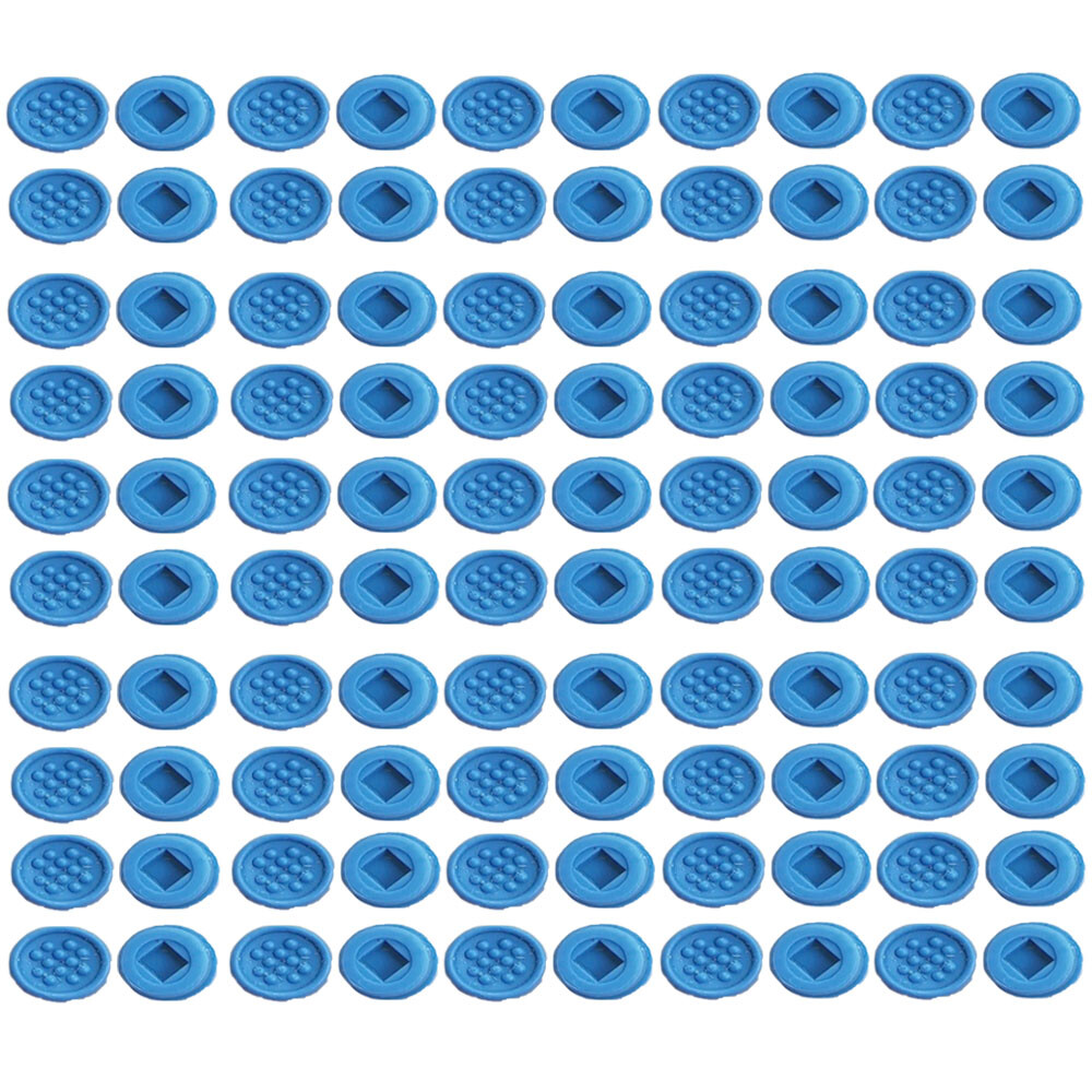 100Pcs 3mmx 3mm Track Point Cap Mouse Pointer Soft Rim For DELL E6400 E6410 HOT