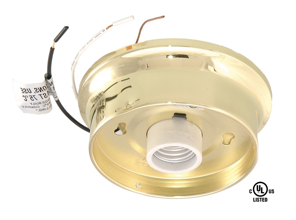 B&P Lamp 4 Inch Fitter Wired Flush Mount Ceiling Fixture