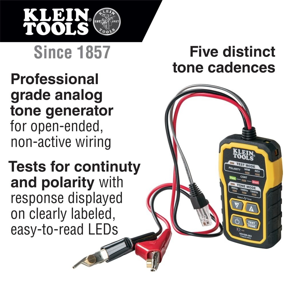 Wire Tracer Kit Tone Generator Probe Continuity Tester Ethernet Telephone Coa...