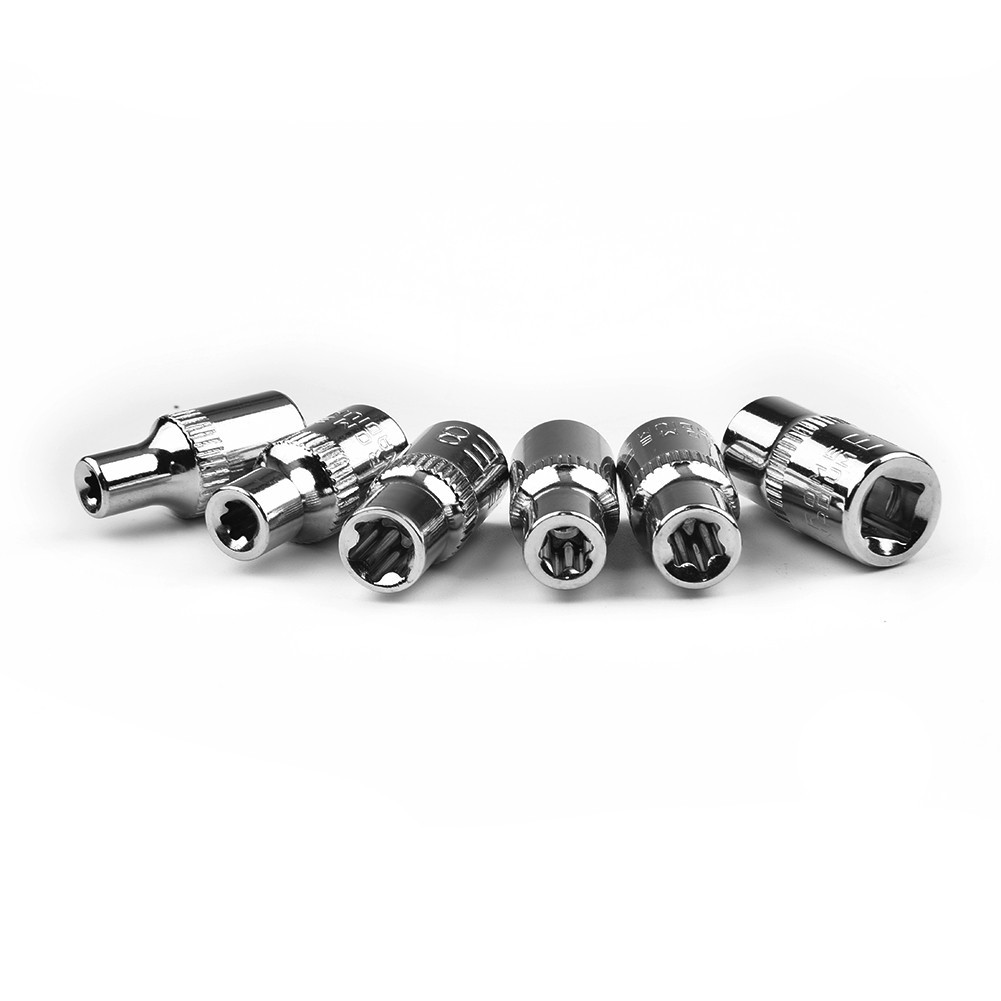 1/4 Inch Drive Sockets Wrenches Steel E4 E5 E6 E7 E8 E10 Supplies Equipment