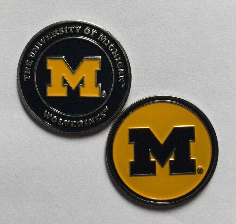 Michigan Wolverines Golf Ball Marker New