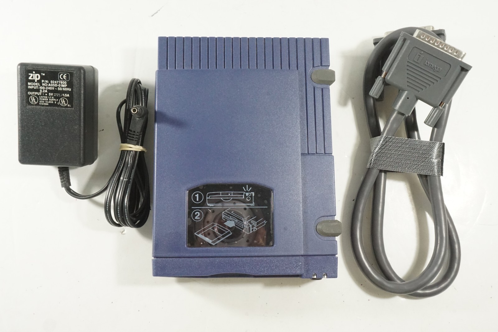 Iomega Zip 100 External Drive Parallel Port Z100P2, Complete, FREE 2-3 Day Ship!