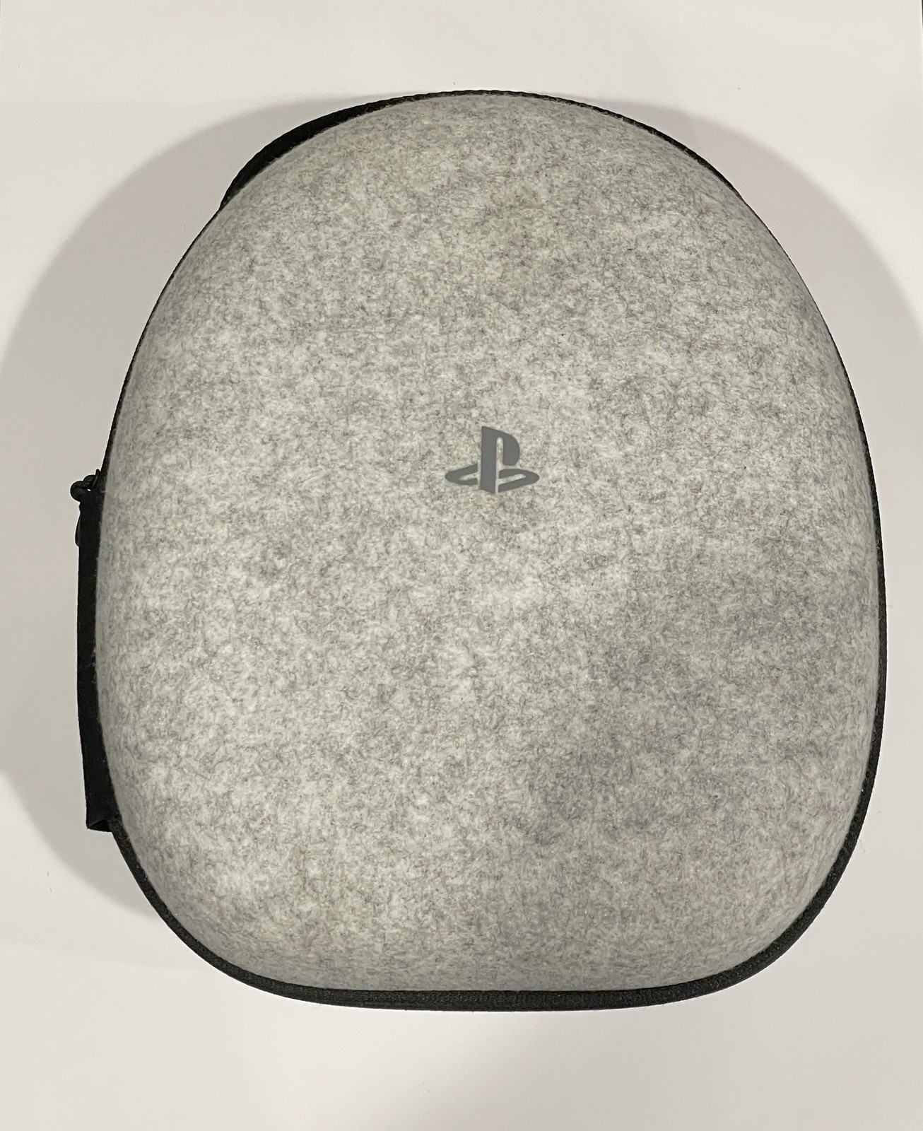 Playstation Branded Pulse Elite Headphones Carrying Case Grey Felt - Used