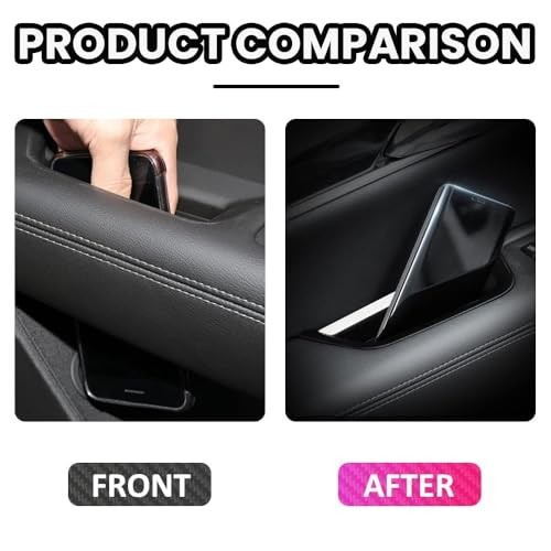2PCS for Handle Storage Box Organizer, Compatible with Cadillac XT5 Front Door