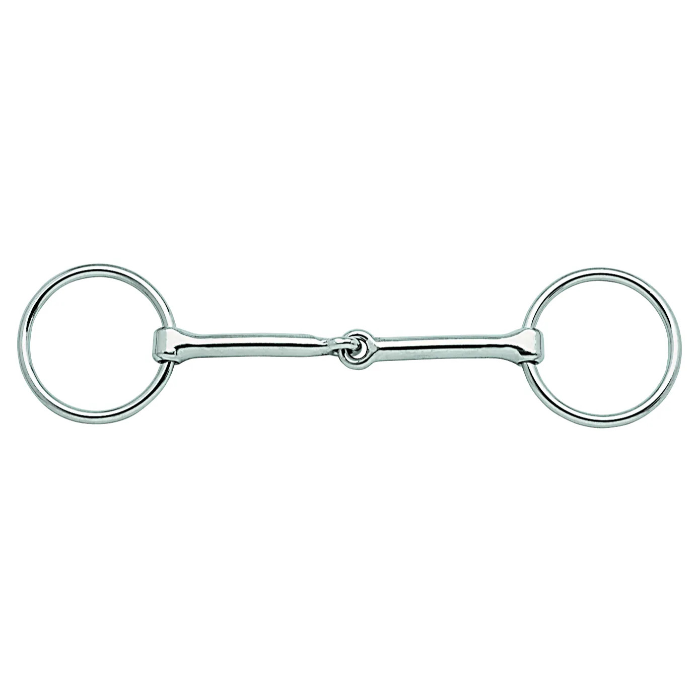 Weaver Leather Stainless Steel Draft Horse Snaffle Bit - 6” Mouthpiece, 2-1/2”