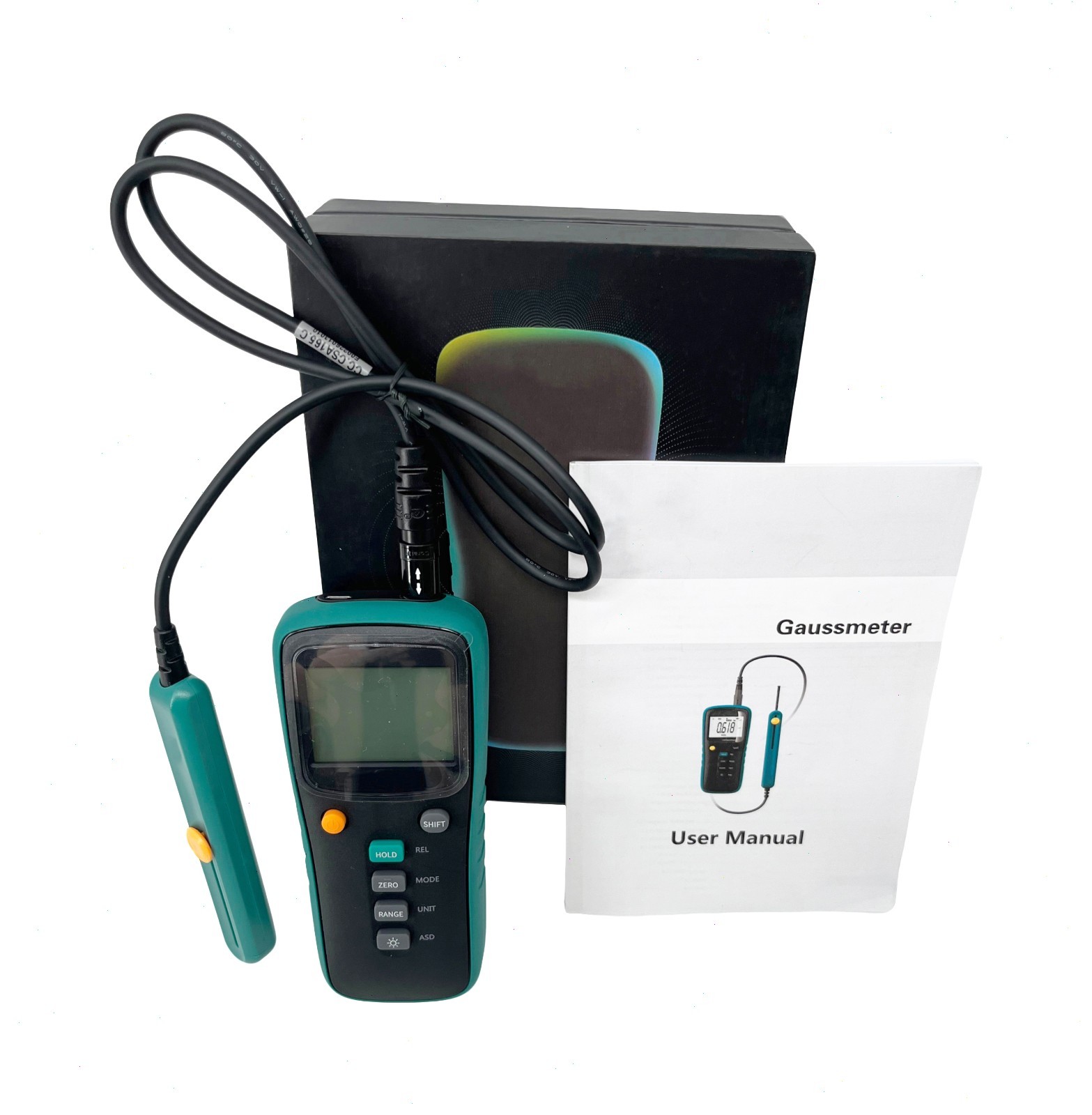 AC DC Magnetic Field Meter Tester with Range 2mT~3000mT Class 1 Modbus Protocol