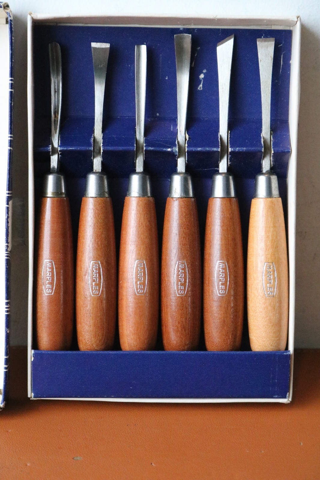 Vintage Marples M153 6-Carving Tools