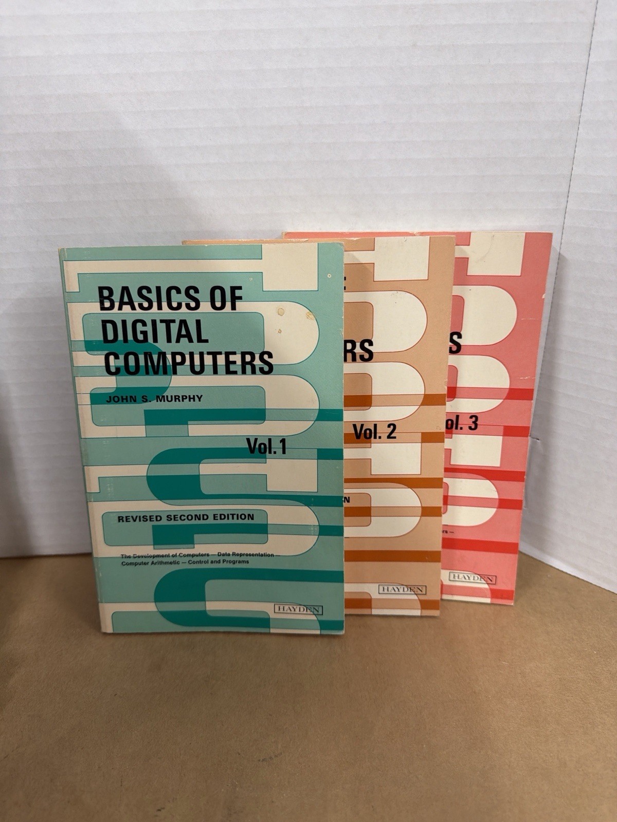 Basics of Digital Computers Vol 1 2 3 John Murphy Hayden Set