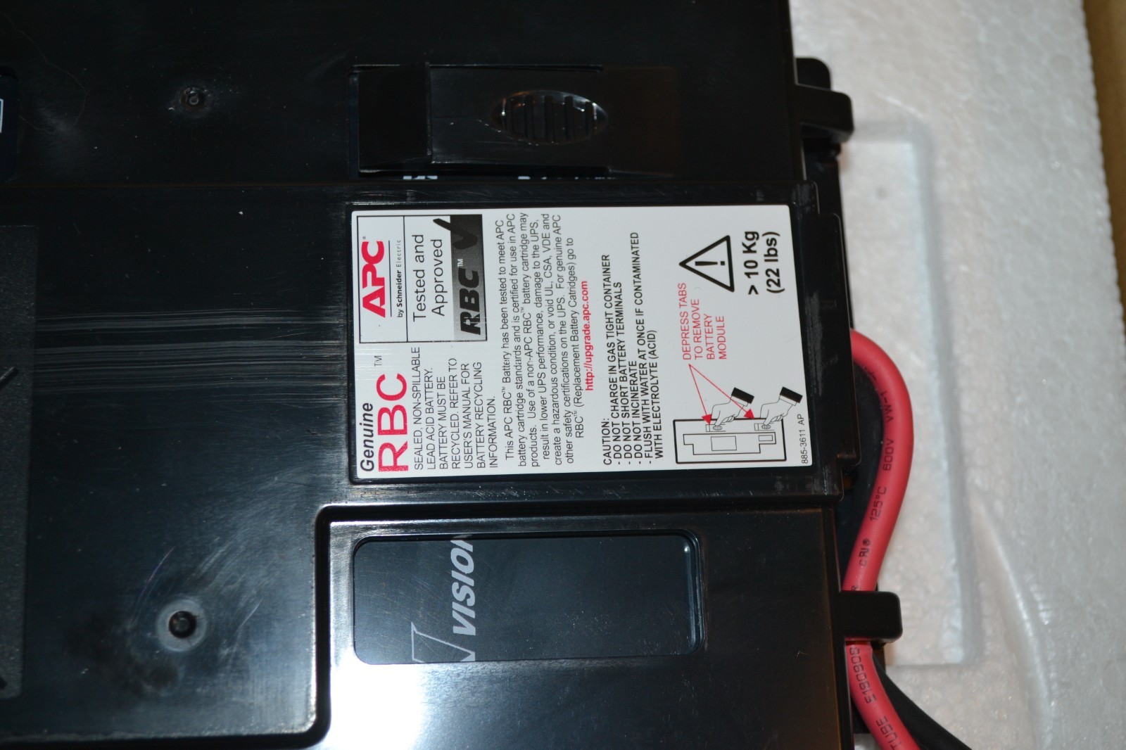 APC X SERIES REPLACEMENT BATTERY 115 APCRBC115