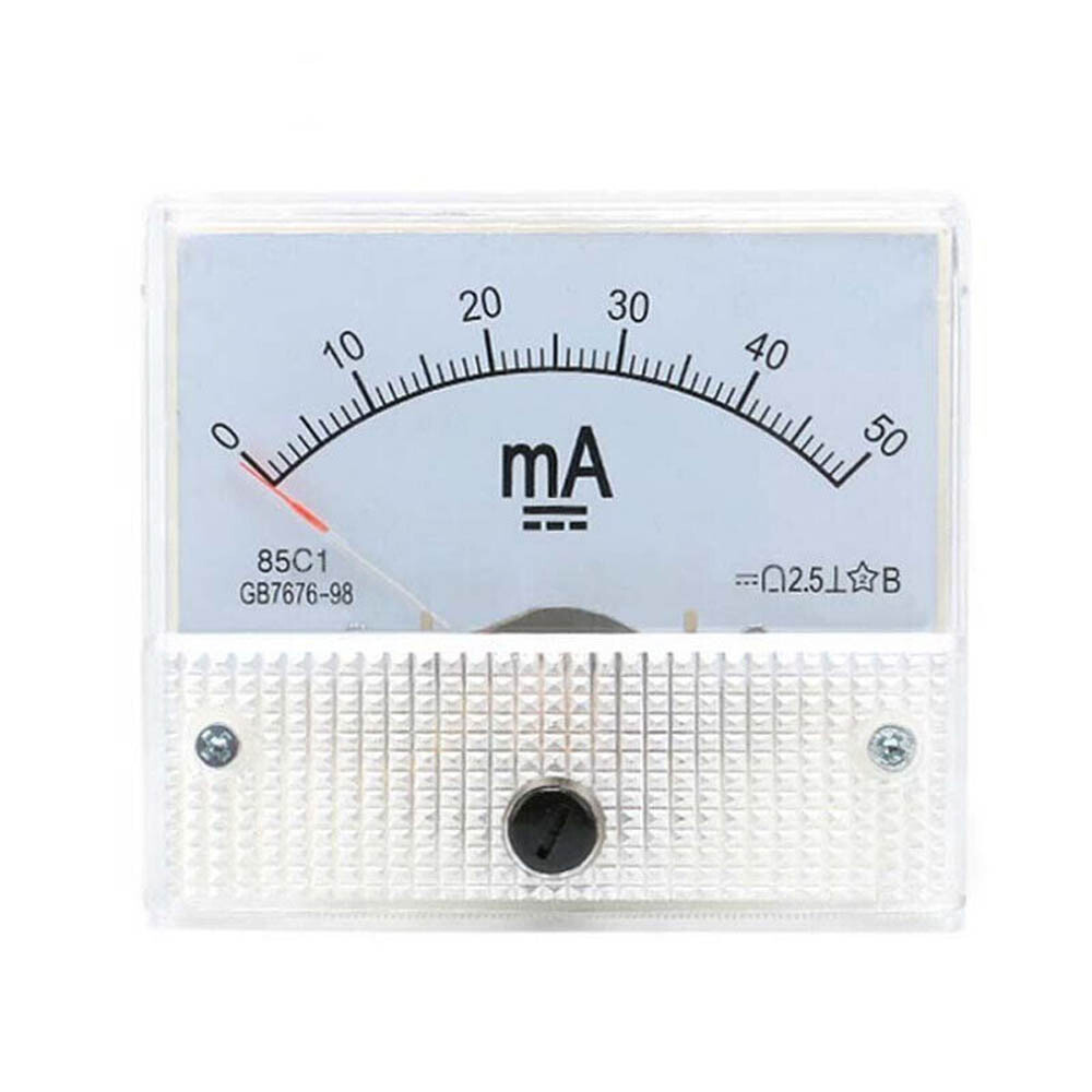 2-30A 10-50V DC Ammeter Current Voltmeter Voltage 85C1 Analog Amp Panel Meter US