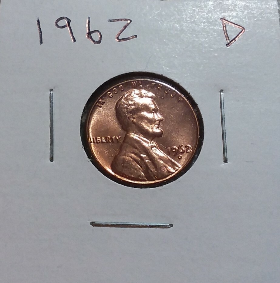 1962 D LINCOLN MEMORIAL CENT PENNY UNC FRESH FROM BANK ROLL