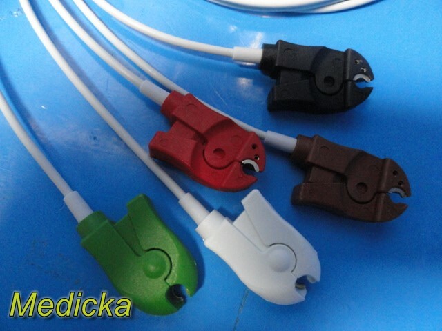 Drager Medical P/N 749983 Trust Tele ECG 5-Lead, Grabber Set ~ 24627