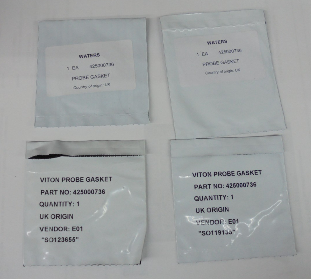 Waters 425000736 Probe Gasket Lot of 4