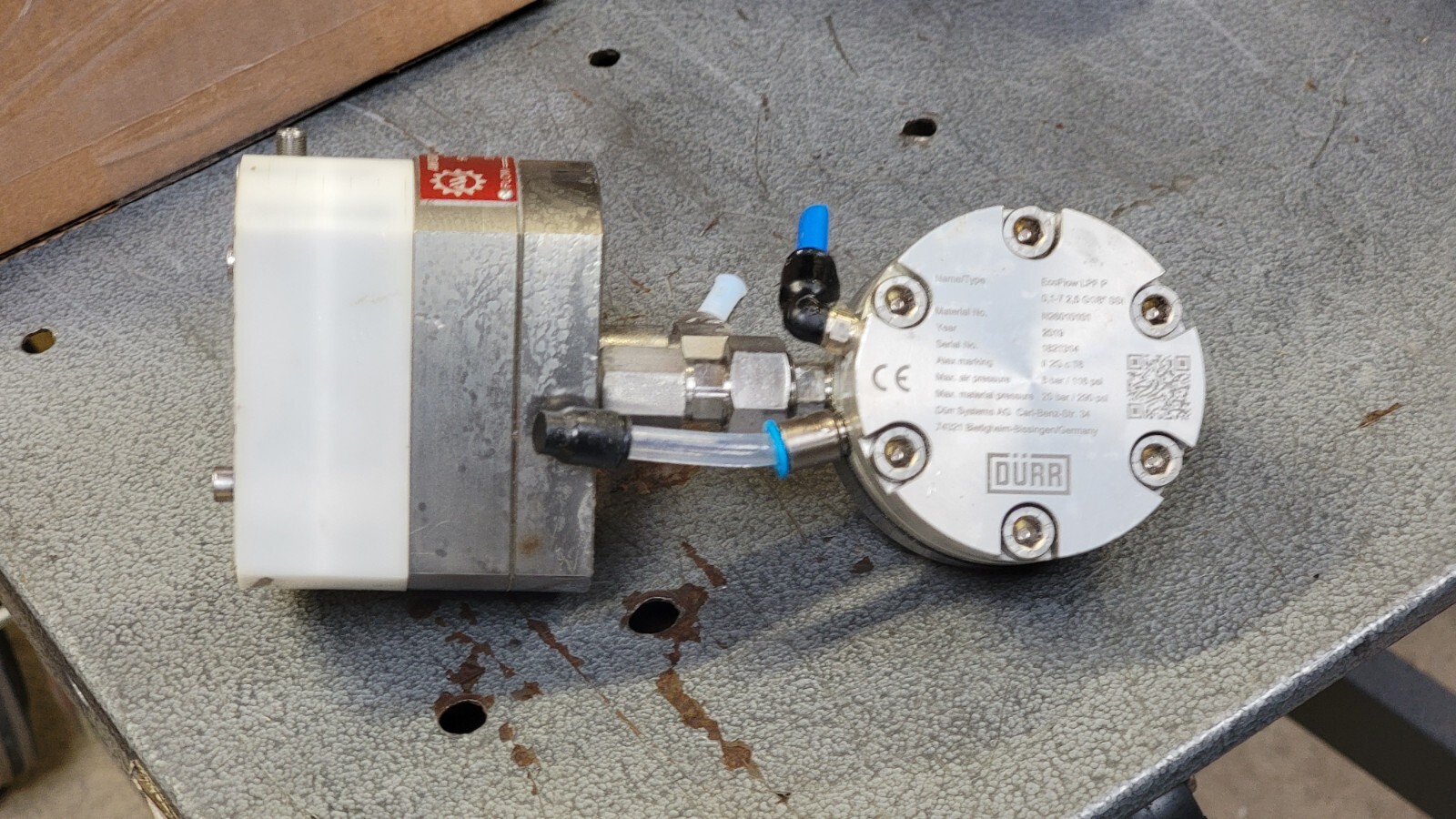 AW GEAR METERS HPM-15-SLG FLOW METER+AW FOP-30 + DURR N26010101 USED FREE SHIP