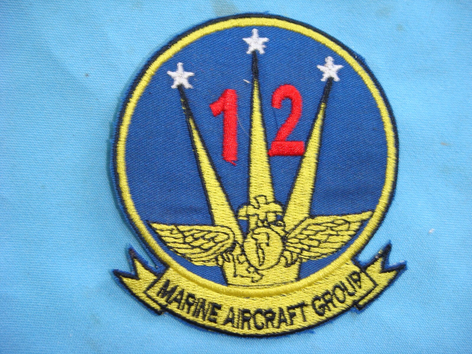 VIETNAM WAR PATCH, USMC MARINE  AIRCRAFT GROUP MAG-12