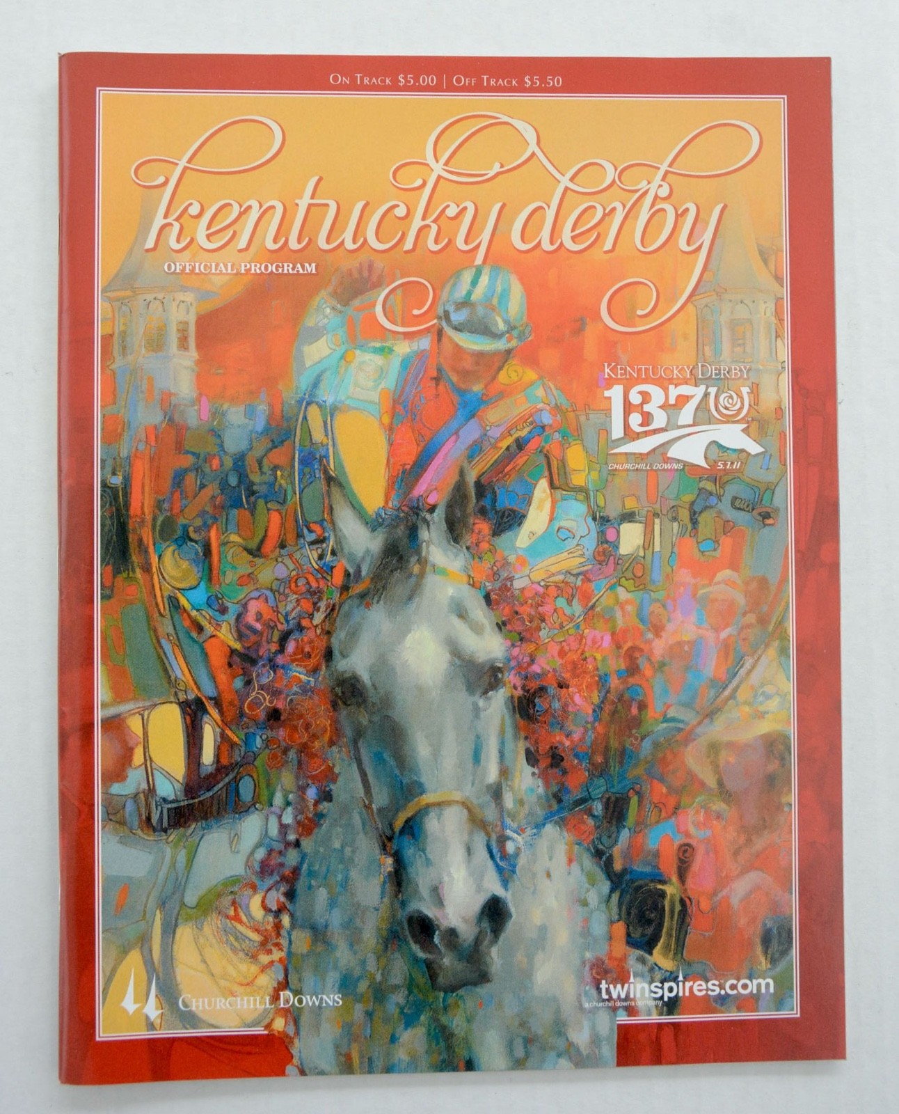 2011 Kentucky Derby 137 Official Program...Winner Animal Kingdom