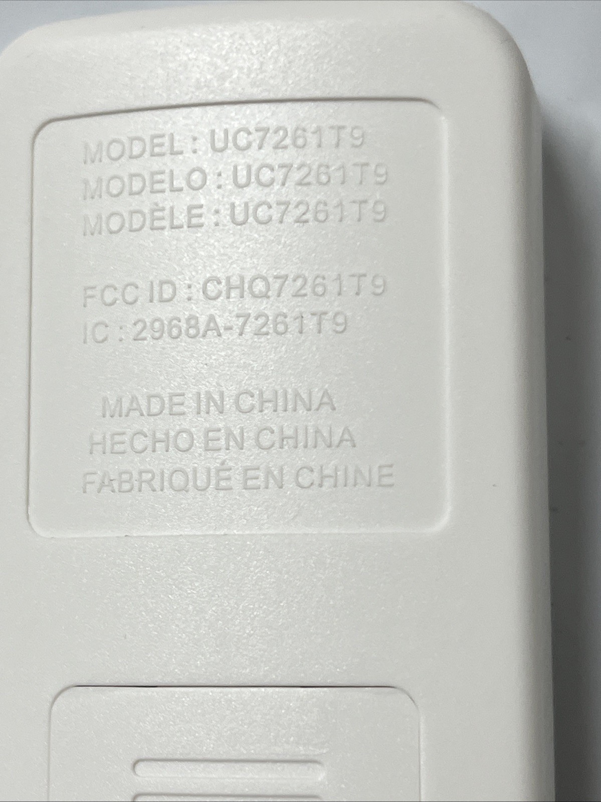 CEILING FAN REMOTE CONTROLER MODEL TZ302A