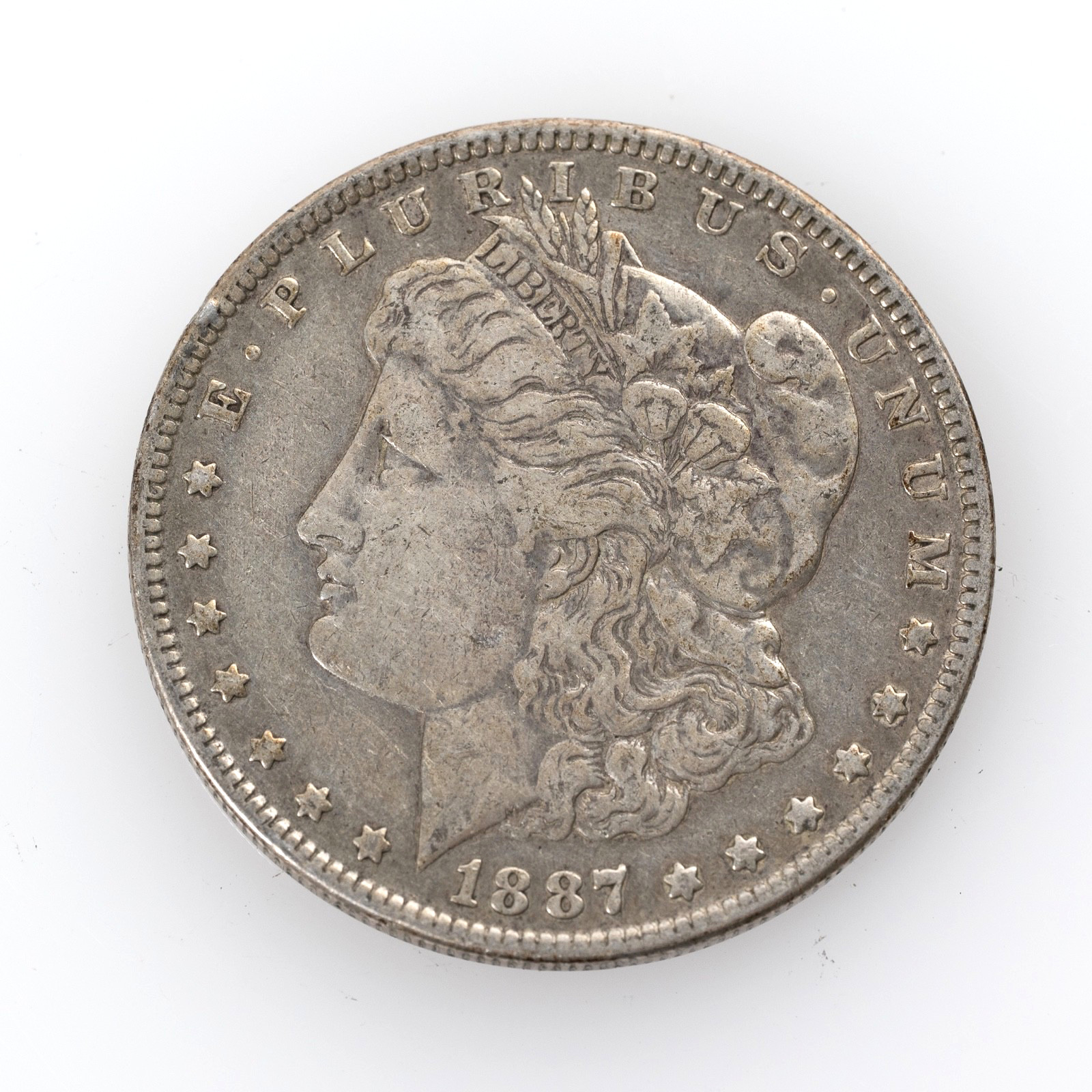 1887-O Morgan Silver Dollar $1 - New Orleans Mint - 90% Silver Circulated - VF
