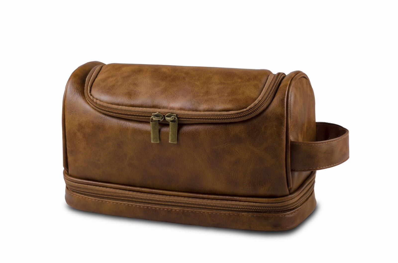 PU Leather Toiletry Bag, Travel Toiletry Bag For Men, Men's Toiletry Bag