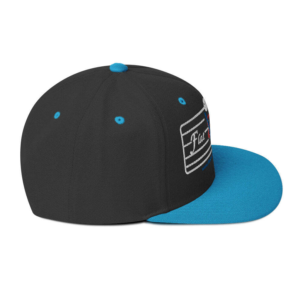 Snapback Hat - Flat Broke Ford Flathead V8