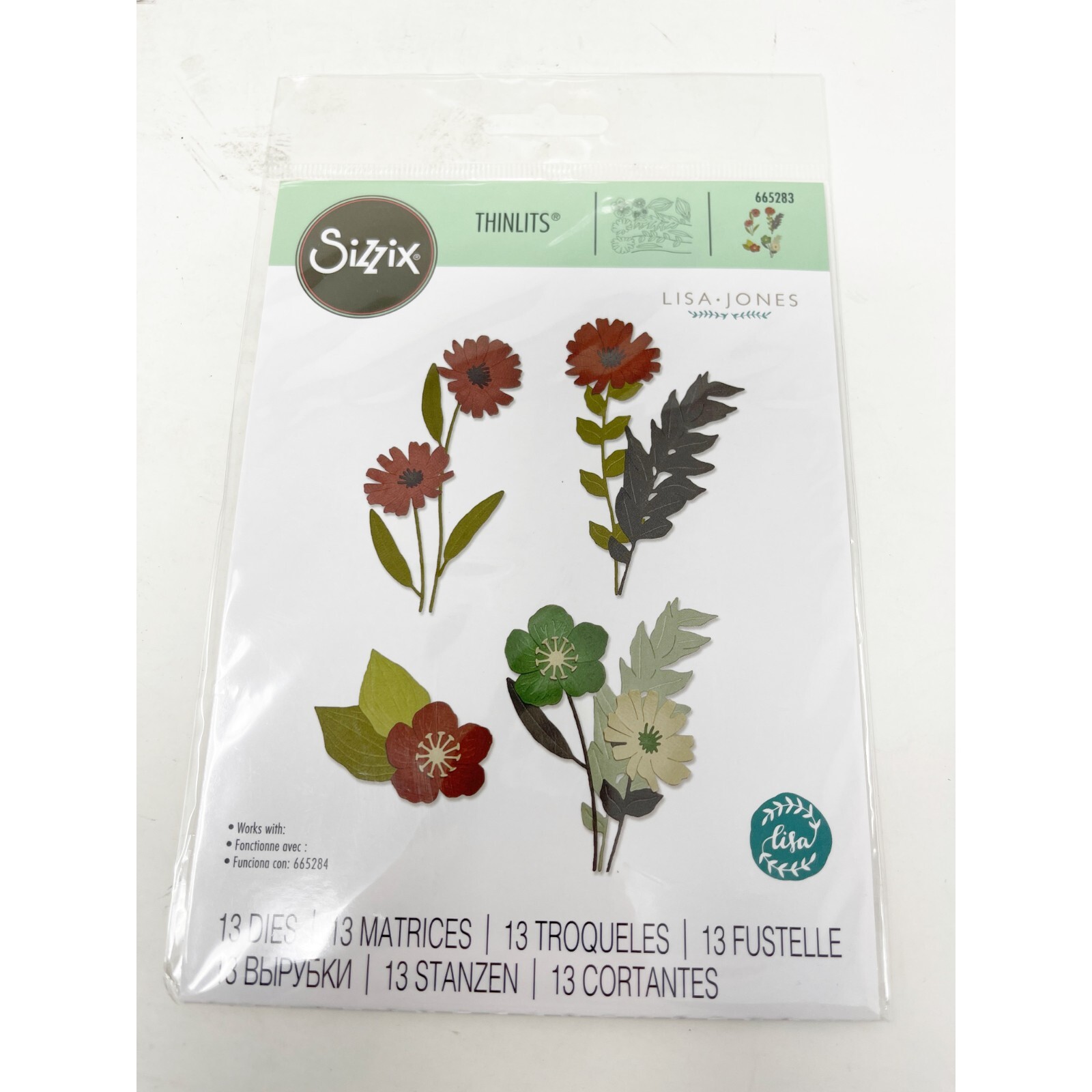 Sizzix Thinlits Flowers Metal Die Cuts Bundle Garden Summer Florals NEW