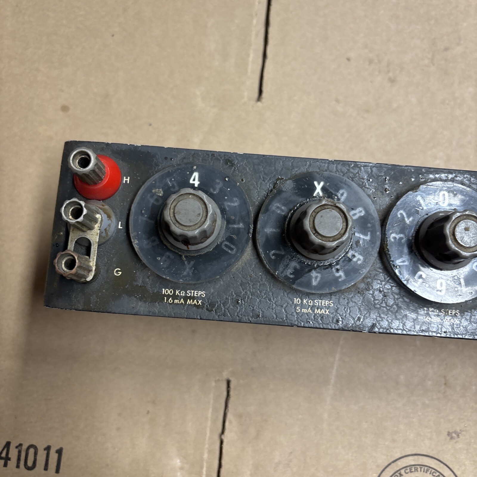 GENERAL RADIO Co DECADE RESISTOR TYPE 1434-QC
