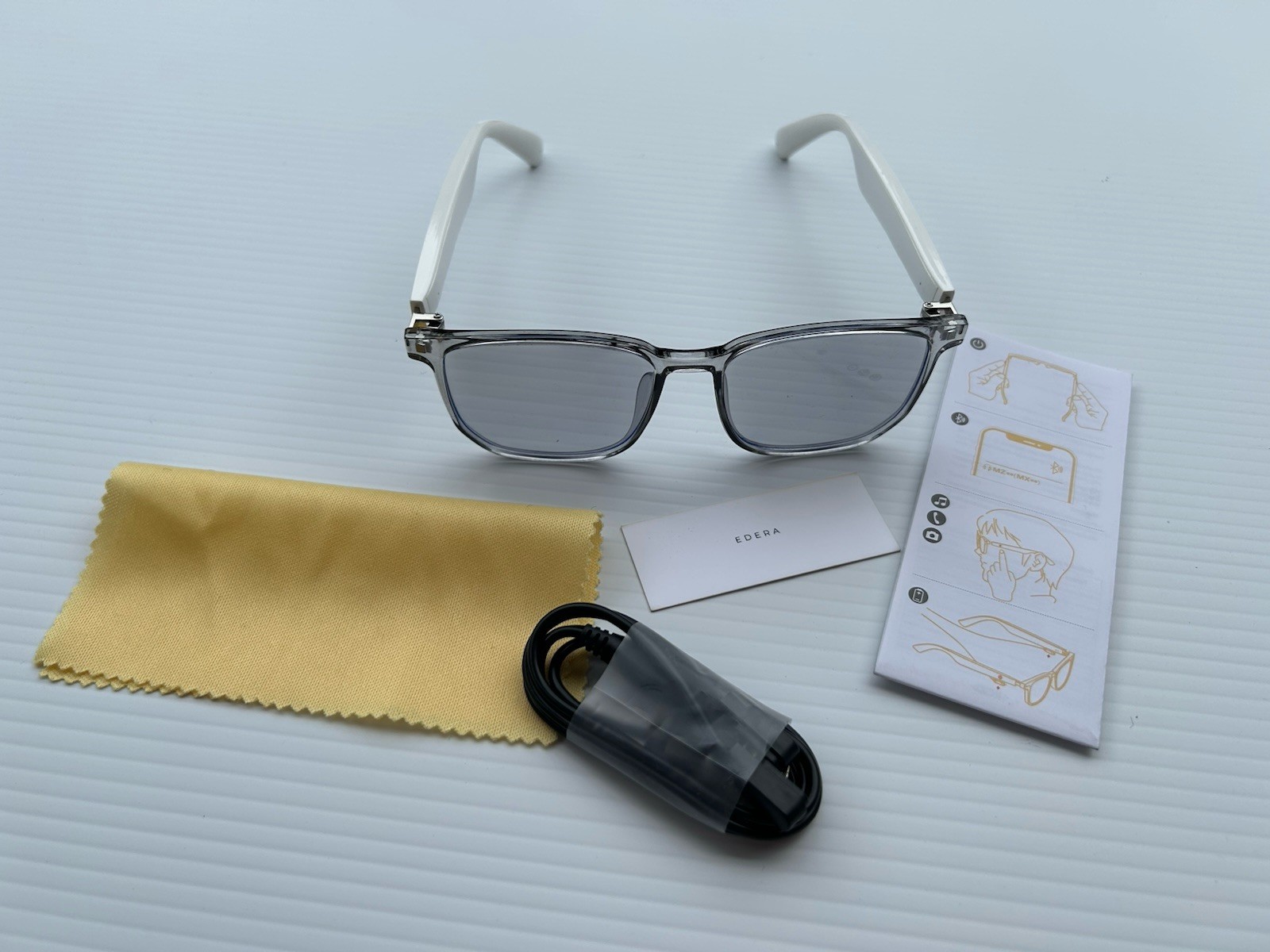 Smart Glasses Bluetooth Audio Enabled Frames By Euvelle Polarized RRP $183