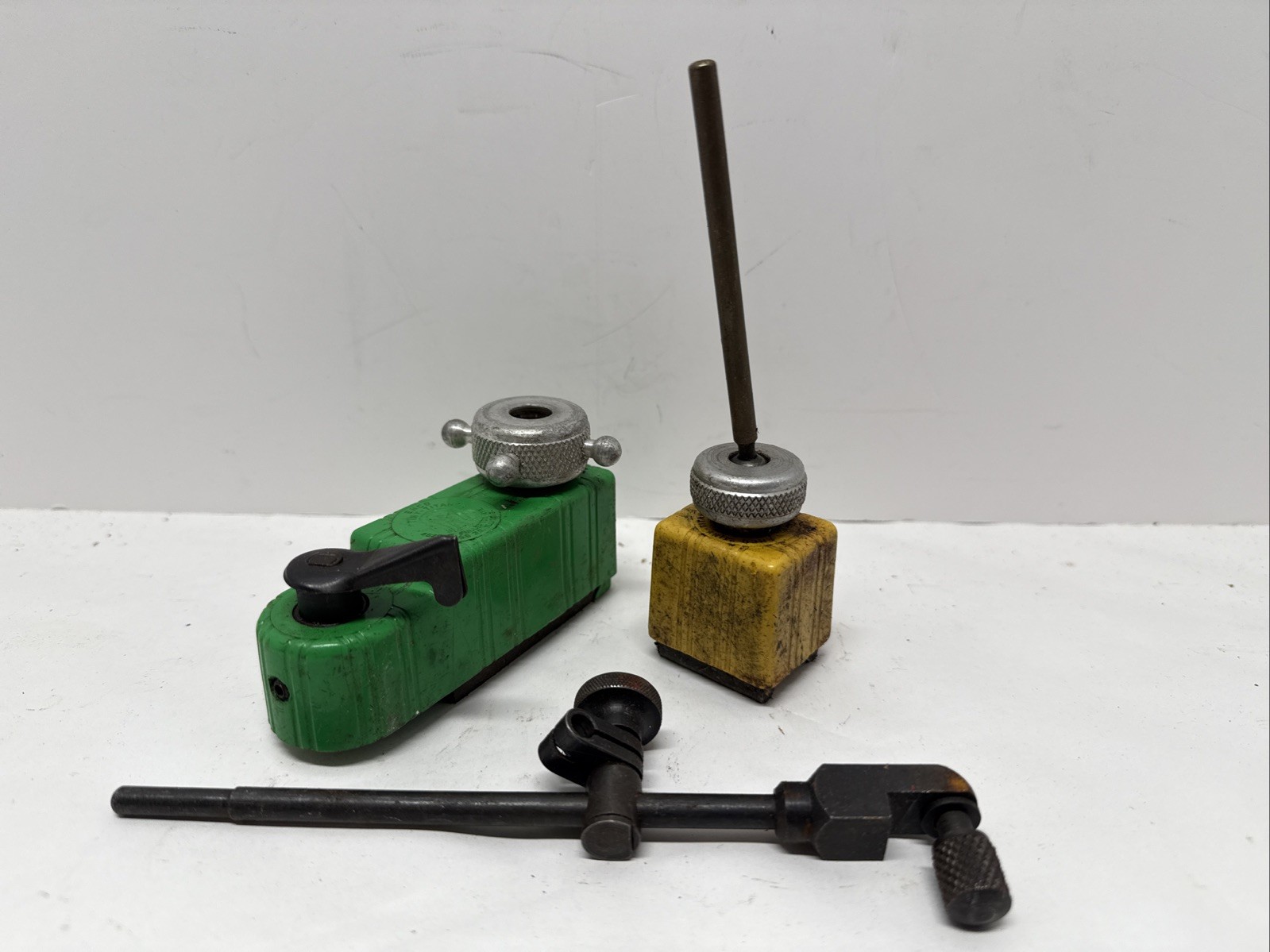 Enco Tiny Titan Magnetic Base Indicator Holder Plus Bonus - Vintage Lot