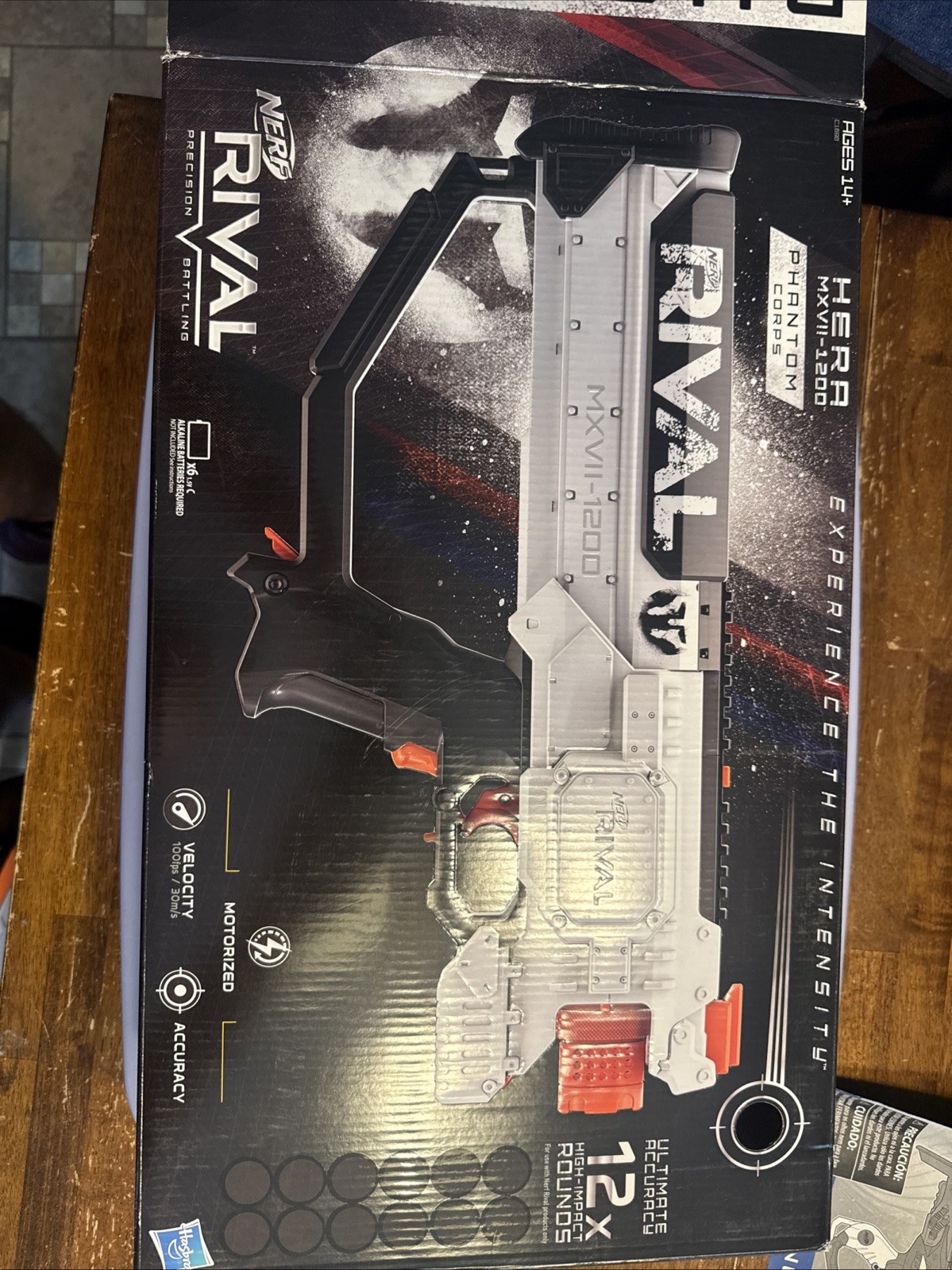 NERF Rival C1698 Phantom Corps Hera Mxvii 1200 Blaster With Original Packaging
