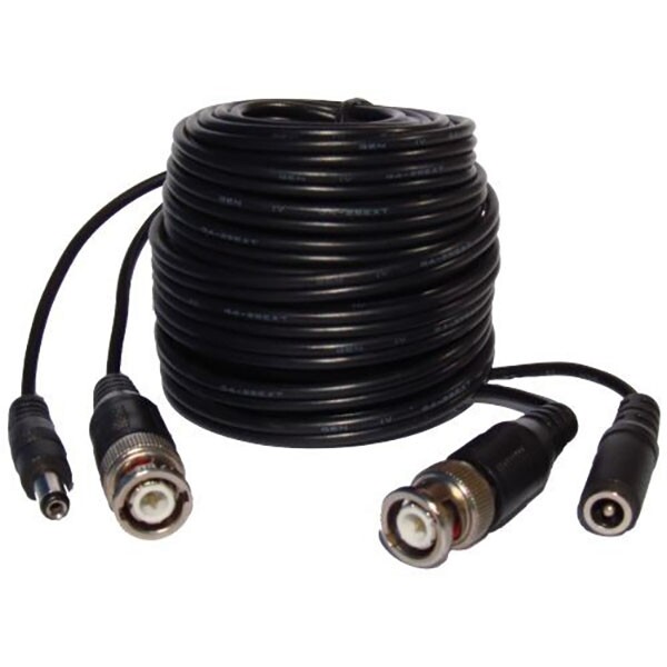 Uniden Guardian 60FT BNC Cable with Power Cable - Black (/RT6-15243-UNIDENBNC...