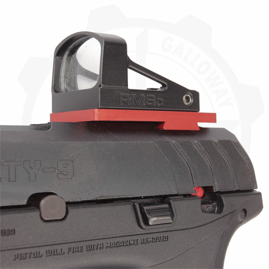 Optic Mount Plate for Ruger Security 9 Pistols by Galloway Precision