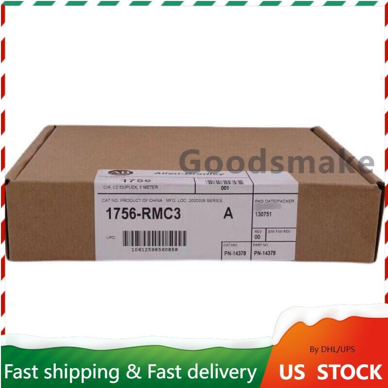 New AB 1756-RMC3 /A ControlLogix 3-Meter Fiber Cable Surplus SEALED 1756RMC3