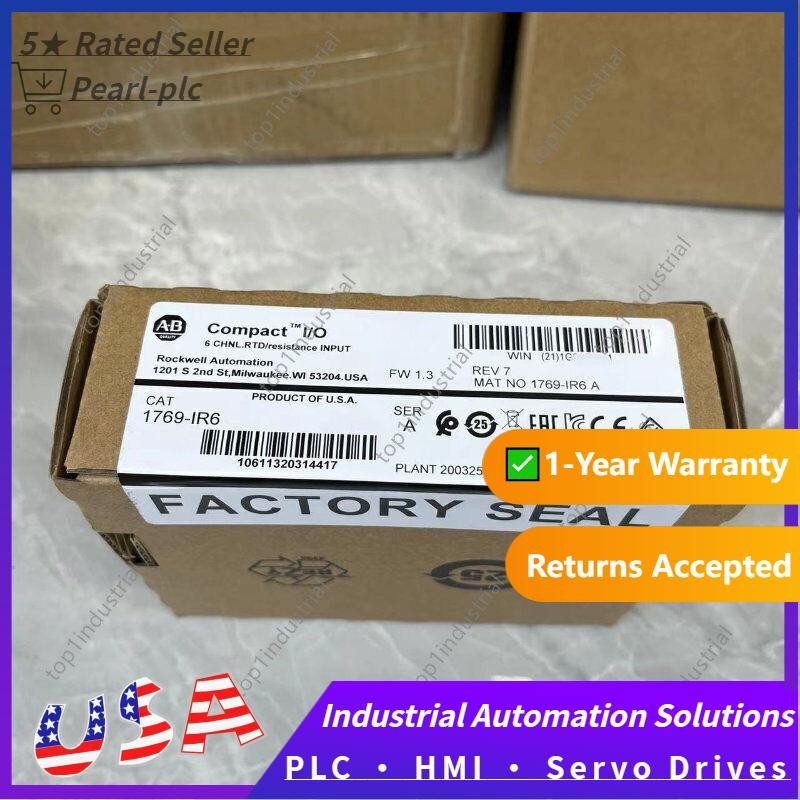 New Factory Sealed AB 1769-IR6 CompactLogix RTD Module 1 pcs 1769IR6 US Free Tax