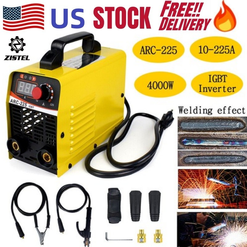 225A 110V MMA ARC Mini Electric Welding Machine IGBT DC Inverter Digital Welder