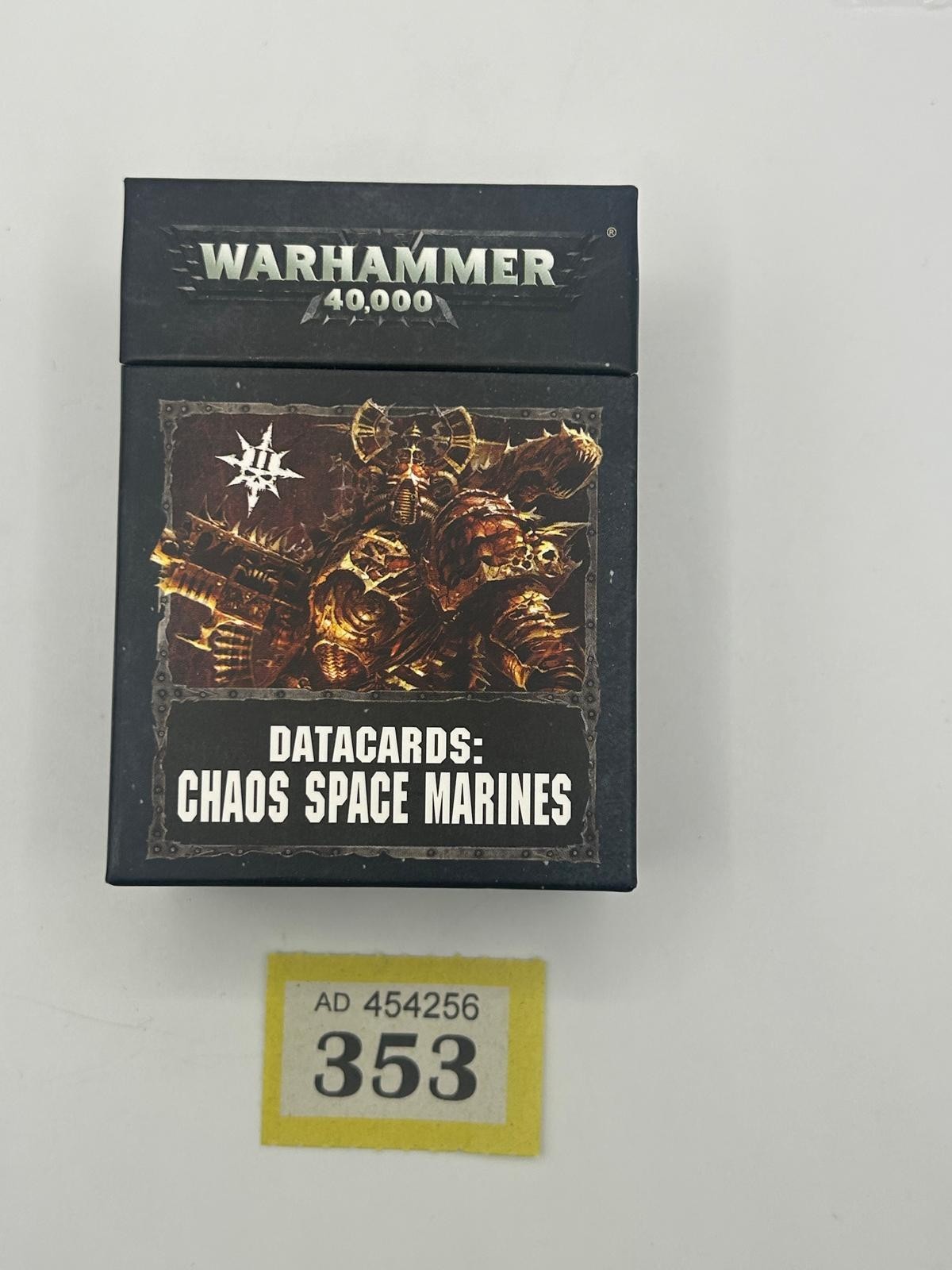 Warhammer 40,000 Datacards: Chaos Space Marines 2019 8th Edition Games Workshop