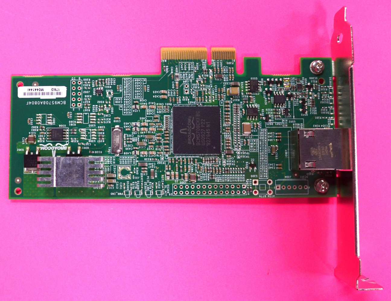 Dell Broadcom 1GB PCIe Single Port Network Card TX564