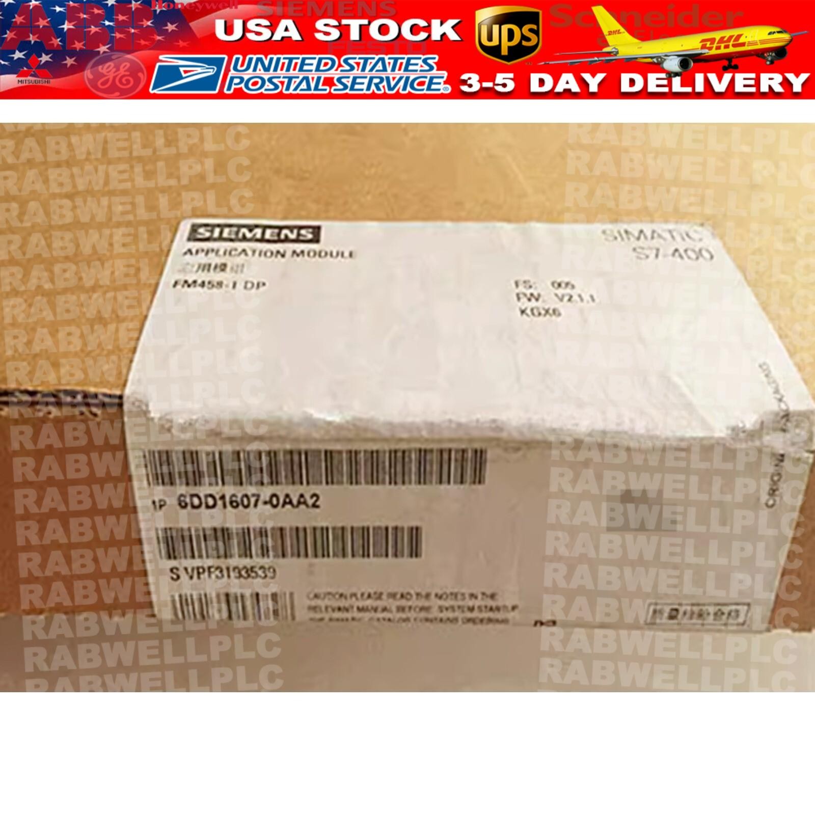 New Siemens 6DD1 607-0AA2 SIMATIC S7-400 FM458-1 DP 6DD1607-0AA2 Expedited Ship
